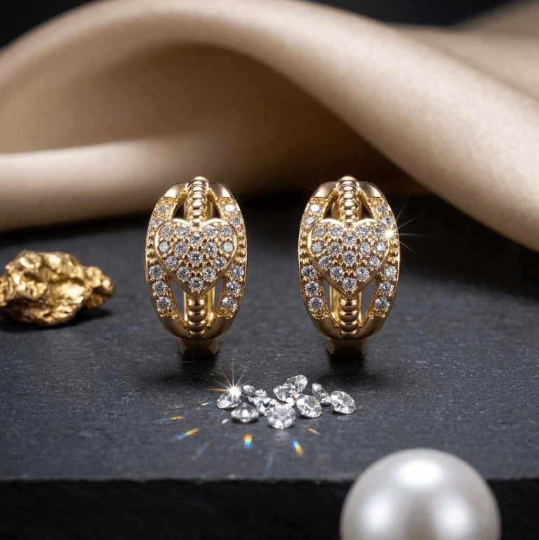 Majestic Heart Earrings