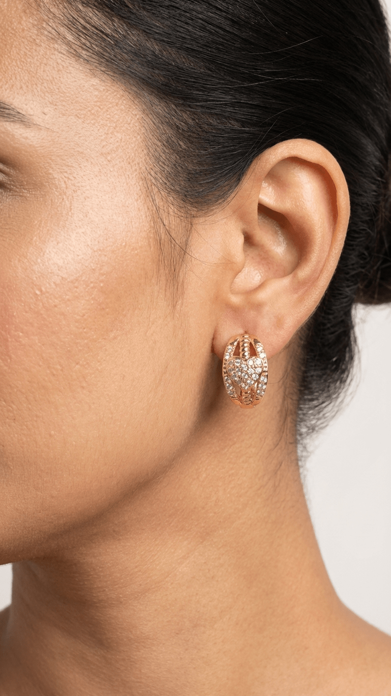 Majestic Heart Earrings