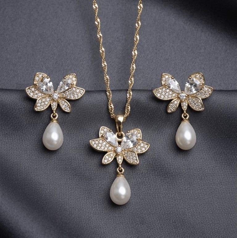 Crystal Butterfly Set