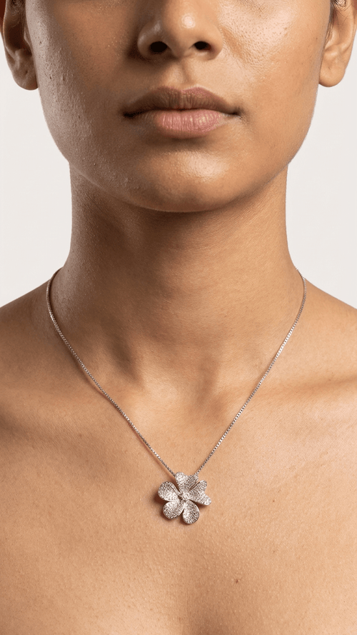 Aurora Flower Pendant