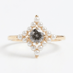 Opulent Pearl Star Ring