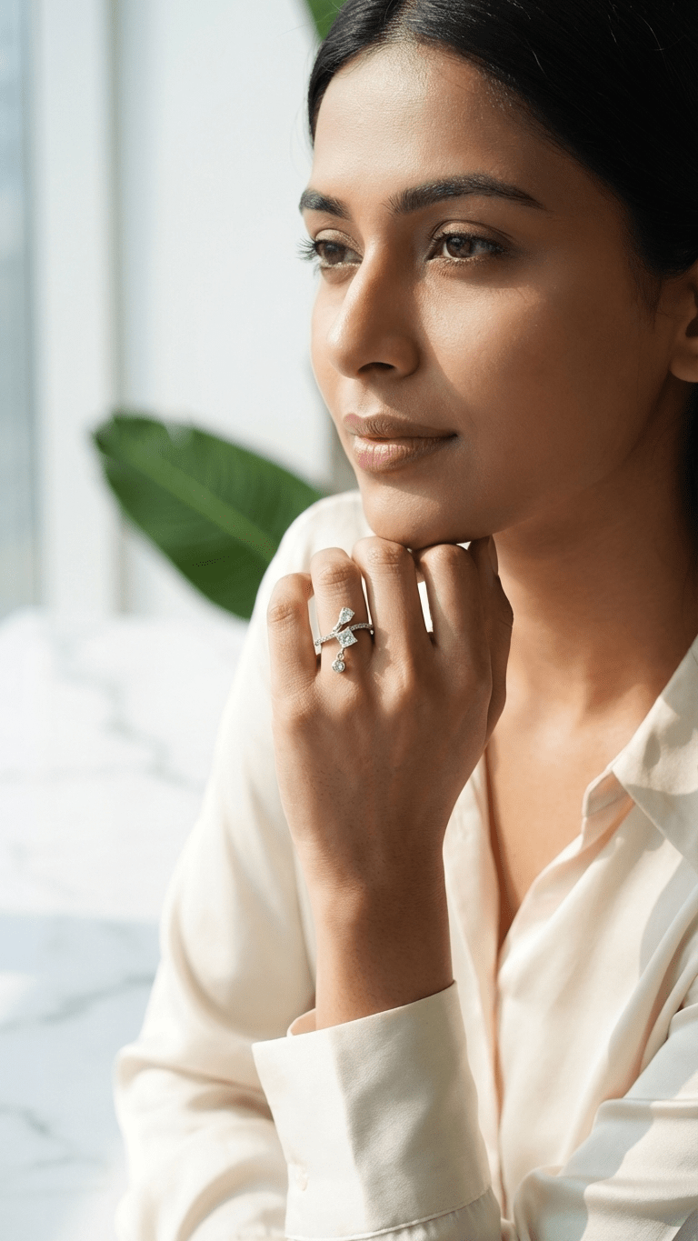 Starlight Dangle Ring