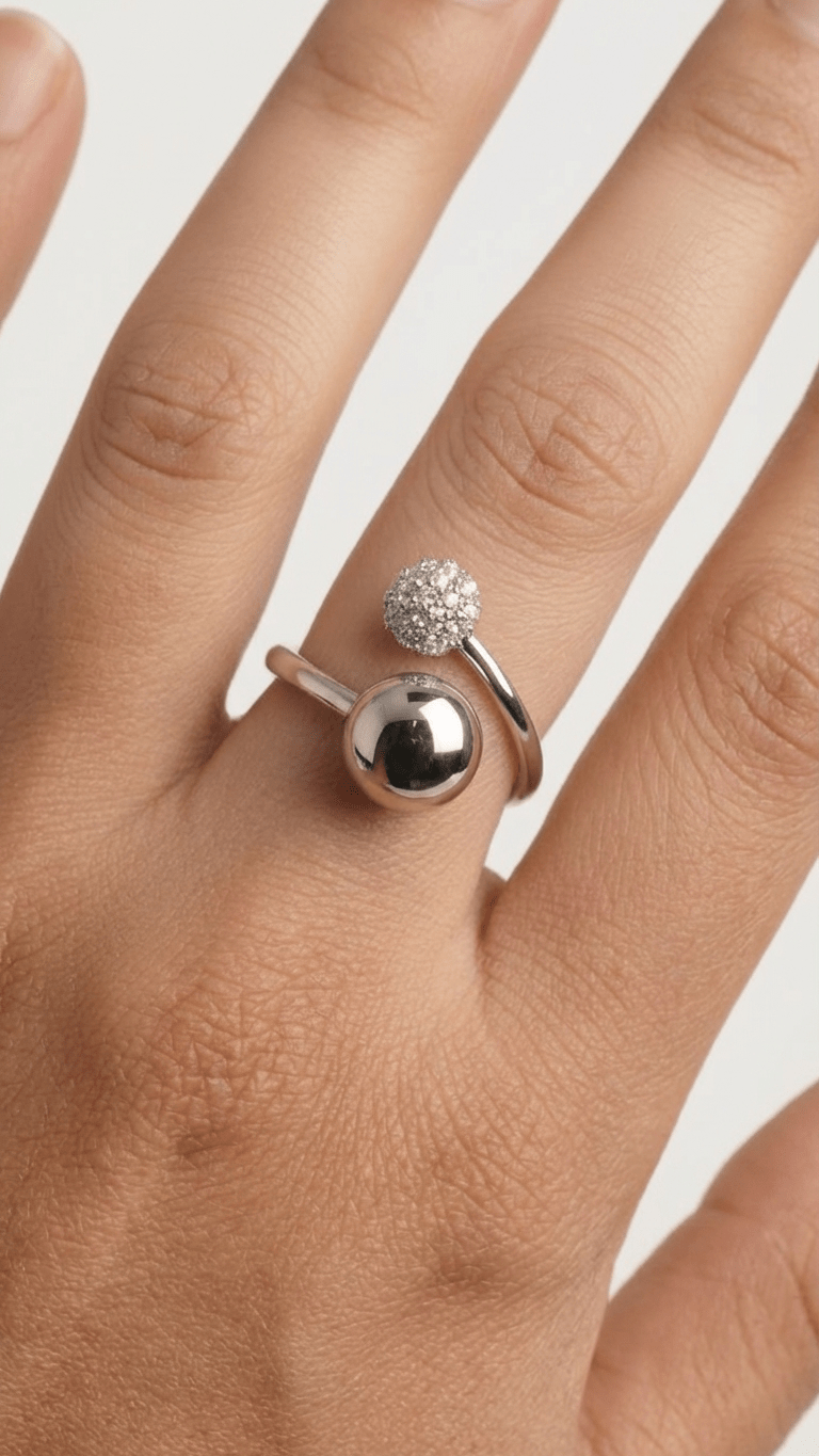 Shimmer Ball Ring