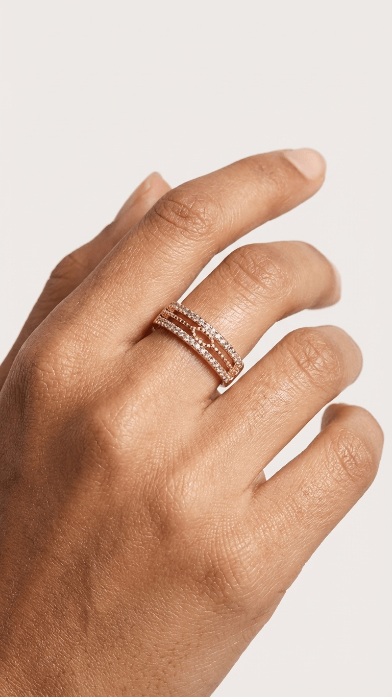 Gleam-line Ring