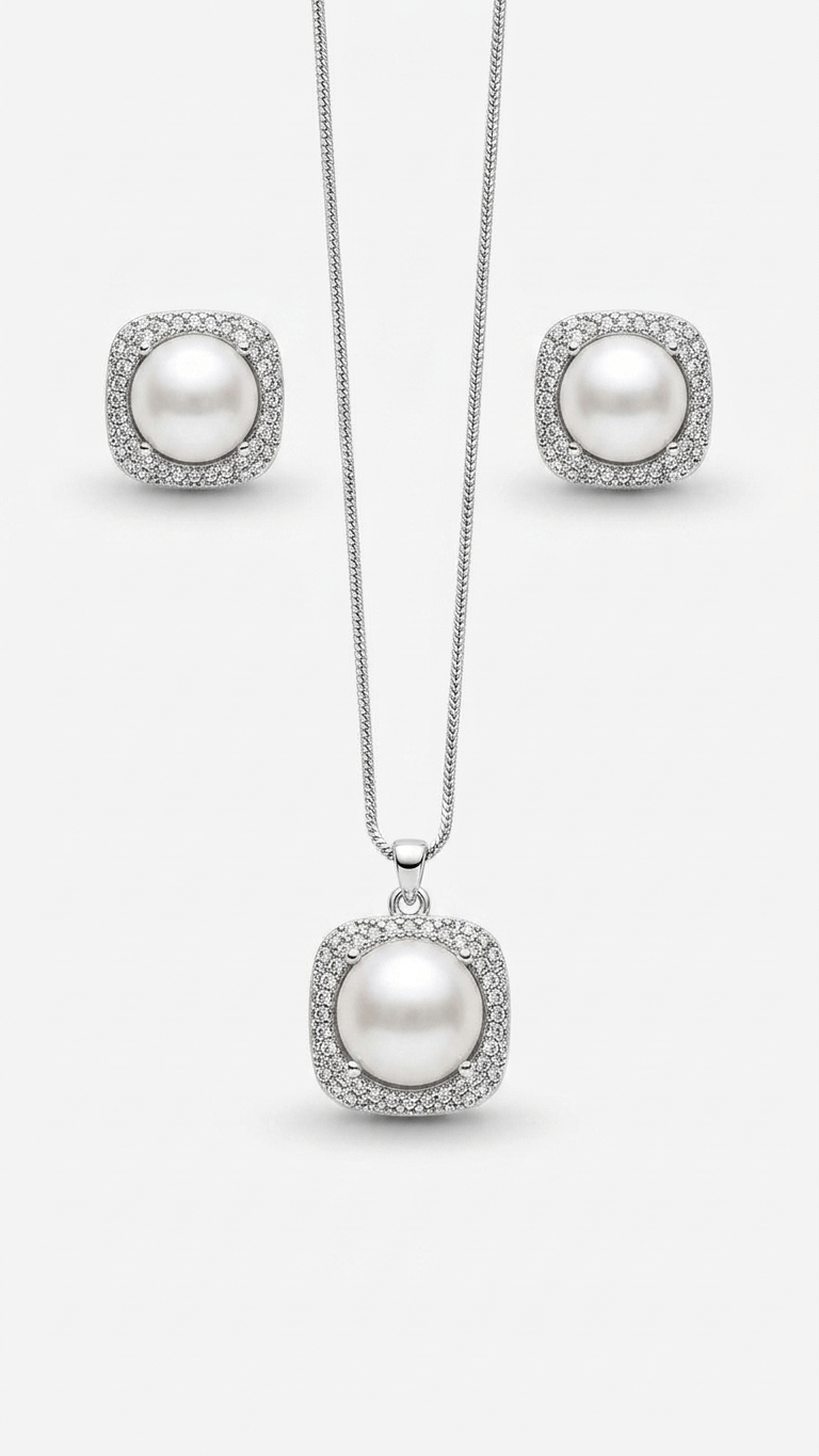 Glam Pearl Necklace