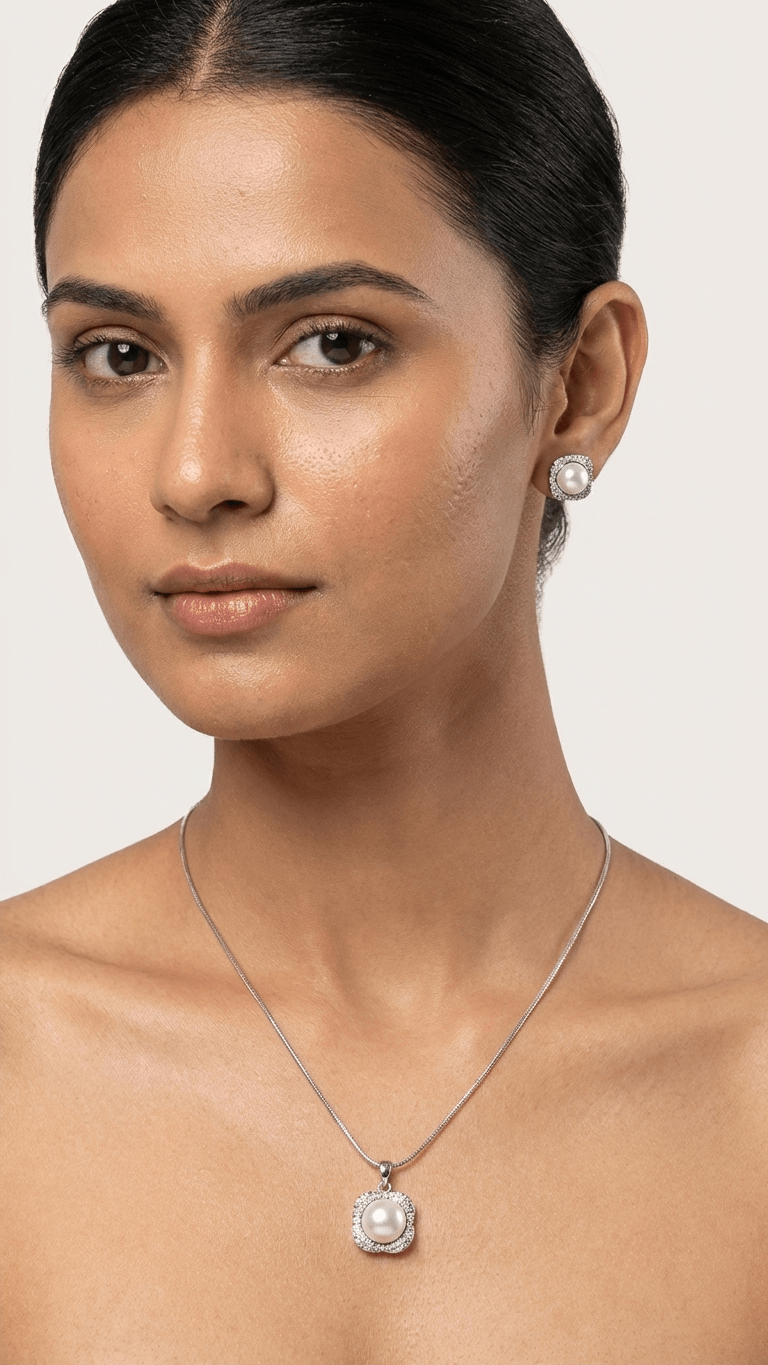 Glam Pearl Necklace