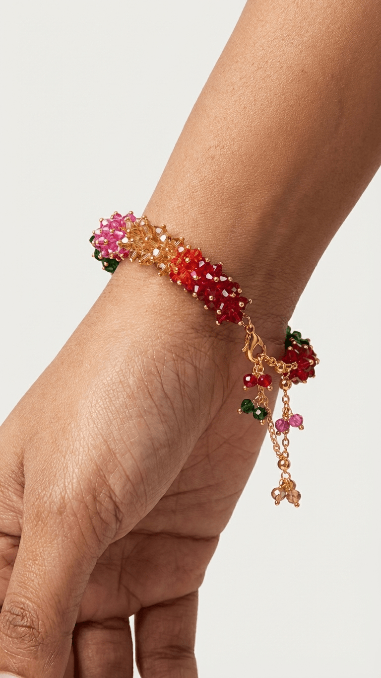 Multi Color Gajra Bangle