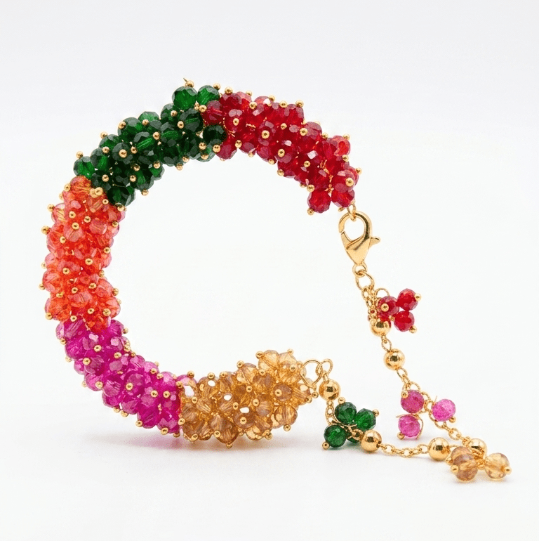 Multi Color Gajra Bangle