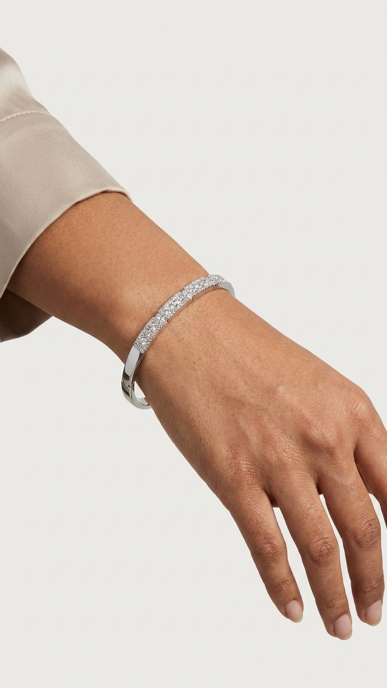 Silver Halo Bracelet