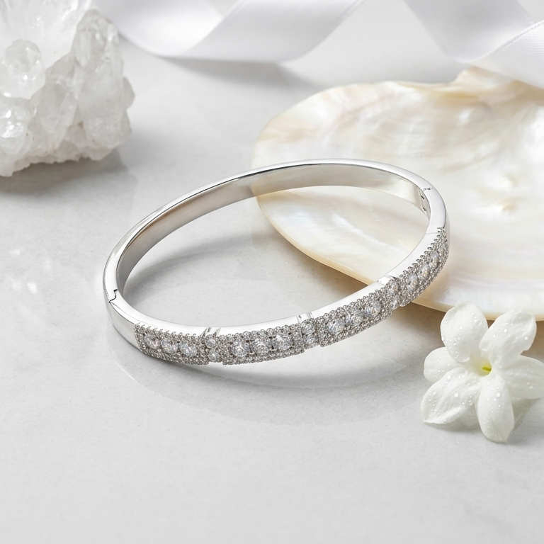 Silver Halo Bracelet
