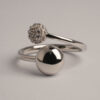 Shimmer ball ring