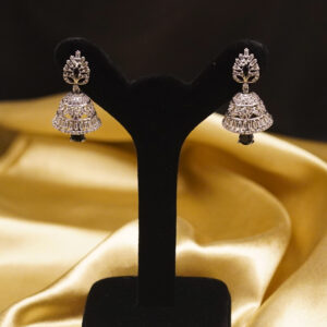 Crystal Noir Jhumka