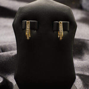 Lustrous Duo Hoops