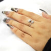 Shimmer ball ring
